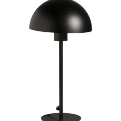 Tafellampen-Leen Bakker Tafellamp Yuki - mat zwart metaal - E27 - 39xØ20 cm