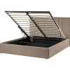 Twijfelaars-Leen Bakker TARASCON - Tweepersoonsbed - Taupe - 140 x 200 cm - Stof