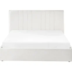 Twijfelaars-Leen Bakker TARASCON - Tweepersoonsbed - Lichtbeige - 140 x 200 cm - Stof