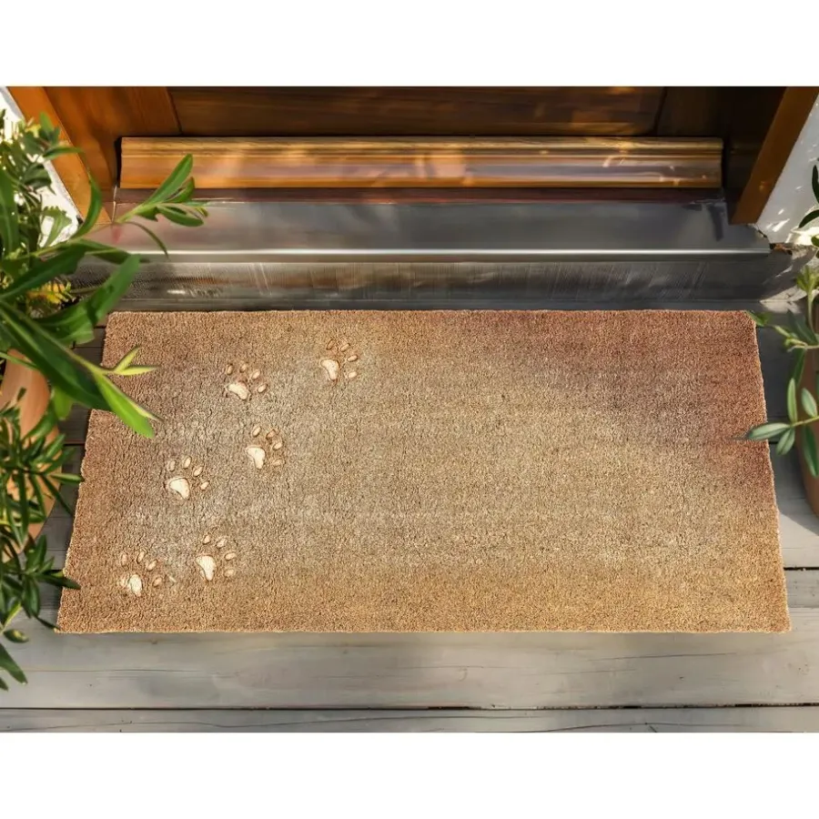 Leen Bakker TARLAC - Deurmat - Natuurlijk - 55 x 120 cm - Kokos