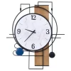 Klokken-Beliani TAVEL - Wandklok - Meerkleurig - MDF