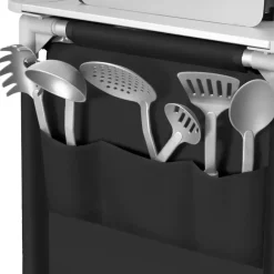 tectake - Campingkeuken 76x53,5x107cm, Zwart