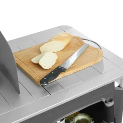 tectake - Campingkeuken 116x52x107cm, Grijs