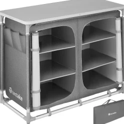 Barbecues En Accessoires-tectake - Campingkeuken 97x47,5x78cm, Grijs