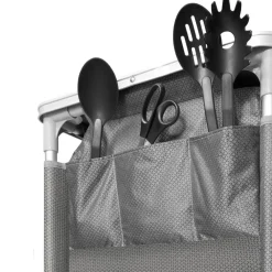 Barbecues En Accessoires-tectake - Campingkeuken 97x47,5x78cm, Grijs