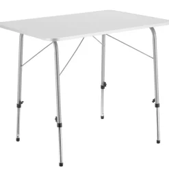 Kamperen En Outdoor-tectake - Campingtafel inklapbaar en in hoogte verstelbaar 80x60x68cm, Grijs
