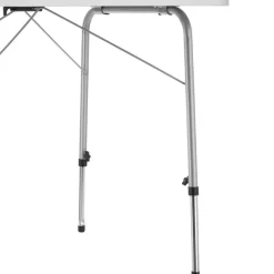 Kamperen En Outdoor-tectake - Campingtafel inklapbaar en in hoogte verstelbaar 80x60x68cm, Grijs