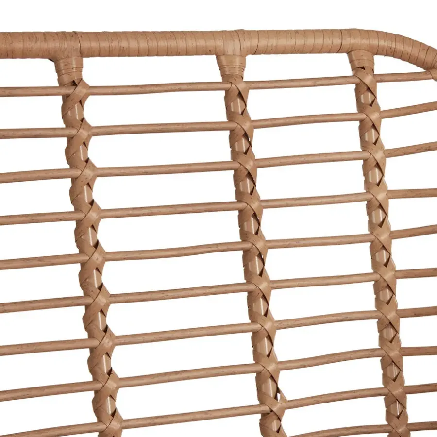 Bistro- & Balkonsets-tectake - loungeset Molfetta - wicker - natuurkleur