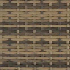 Tuinsets-tectake - tuinset Bilbao - wicker met beschermhoes - natuurkleur