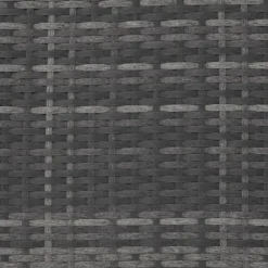 Tuinsets-tectake - tuinset Bilbao - wicker - incl. beschermhoes - grijs
