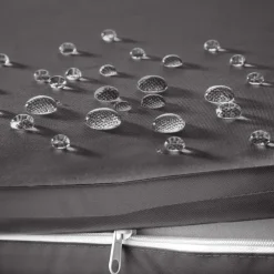 Tuinsets-tectake - tuinset New York - wicker - lichtgrijs