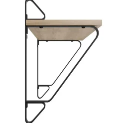 Wandplanken-tectake 2 wandplanken Irvine, Industrieel Licht Hout, Eiken Sonoma