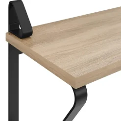 Wandplanken-tectake 2 wandplanken Irvine, Industrieel Licht Hout, Eiken Sonoma