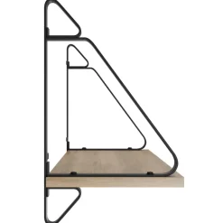 Wandplanken-tectake 2 wandplanken Irvine, Industrieel Licht Hout, Eiken Sonoma
