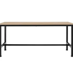 Bankjes-tectake 2 Zitbanken Fairfield, Industrieel Licht Hout, Eiken Sonoma