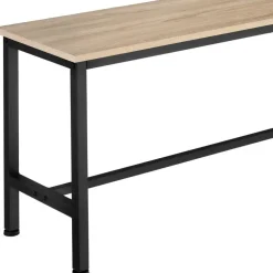 Bankjes-tectake 2 Zitbanken Fairfield, Industrieel Licht Hout, Eiken Sonoma