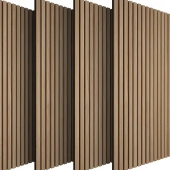 tectake Akoestische panelen Sonic Wall houtlook, Eiken