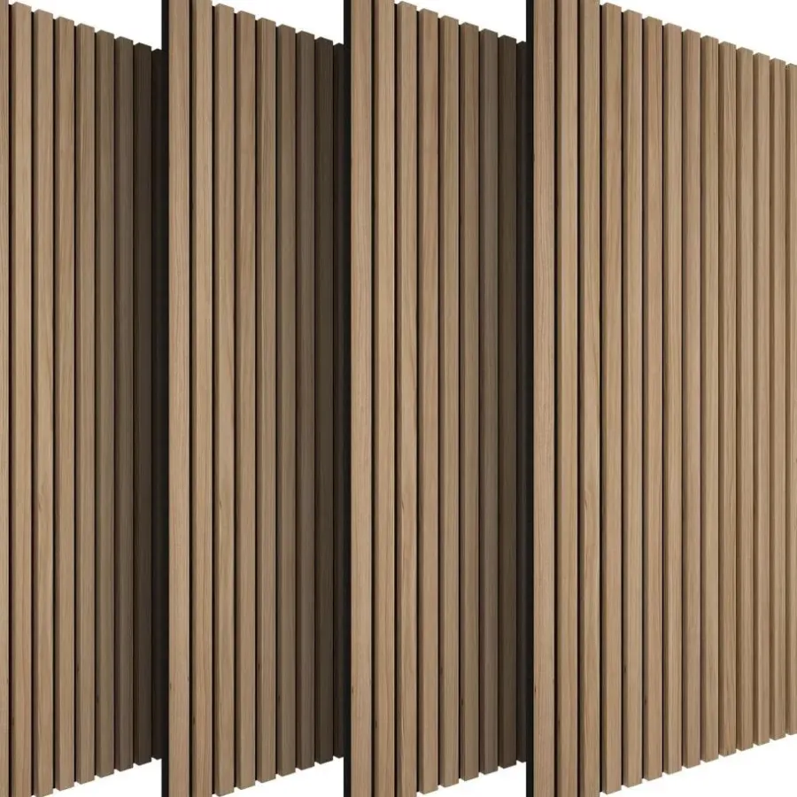 tectake Akoestische panelen Sonic Wall houtlook, Eiken
