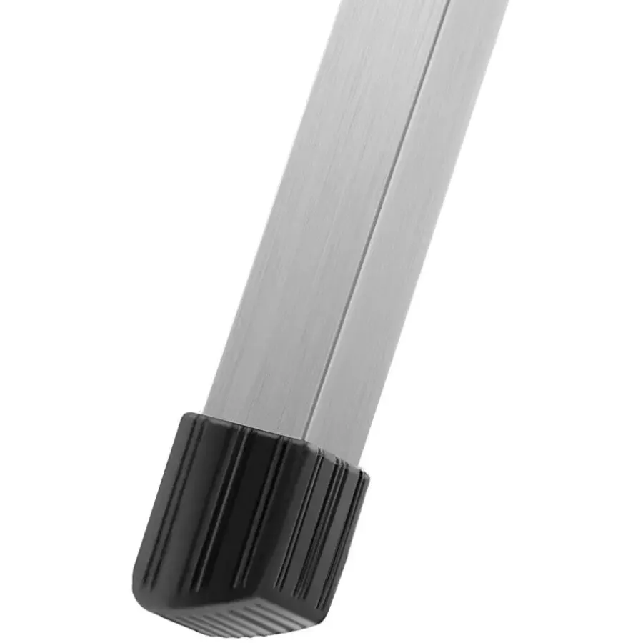 Kamperen En Outdoor-tectake Aluminium klaptafel Bastiaan in hoogte verstelbaar , Zilver