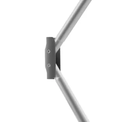 Kamperen En Outdoor-tectake Aluminium klaptafel Bastiaan in hoogte verstelbaar , Zilver