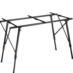Kamperen En Outdoor-tectake Aluminium klaptafel Bastiaan in hoogte verstelbaar , Zwart
