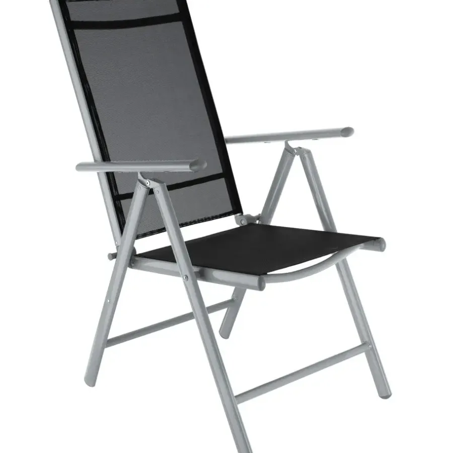 tectake Aluminium tuinset 8+1 - Zilver