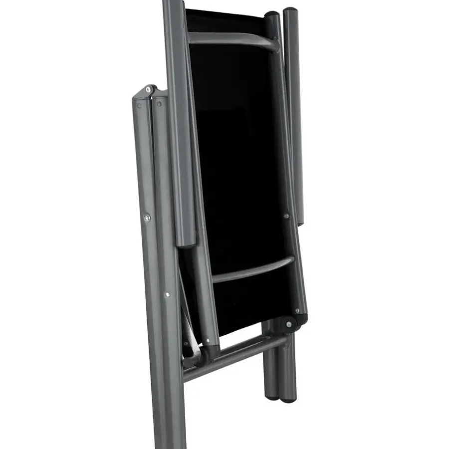 tectake Aluminium tuinset 4+1 - Antraciet