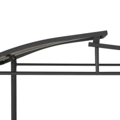 Terrasoverkappingen-tectake Barbecue-overkapping Asado 2,4x1,5x2,34m, Grijs