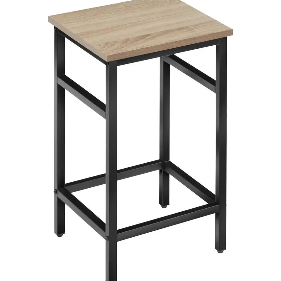 Tuinsets|Tuinsets-tectake Bartafelset Edinburgh 4+1, Industrieel Licht Hout, Eiken Sonoma