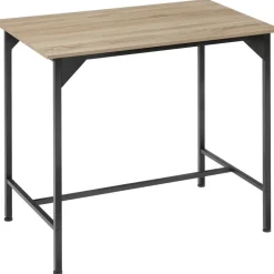 Tuinsets|Tuinsets-tectake Bartafelset Edinburgh 4+1, Industrieel Licht Hout, Eiken Sonoma