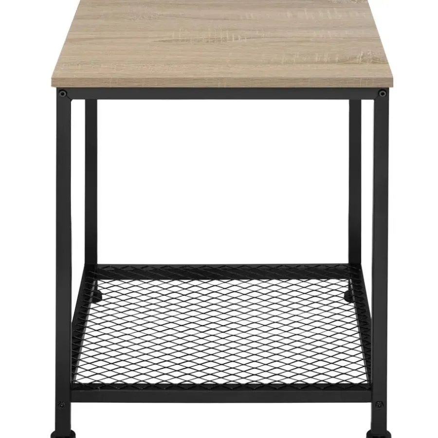 Bijzettafels-tectake Bijzettafel Derby 45,5x45,5x55,5cm