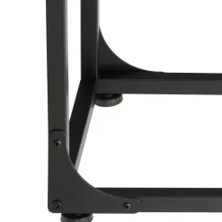 tectake Bijzettafel Erie 40x30x63cm, Industrieel Hout Donker, Rustiek