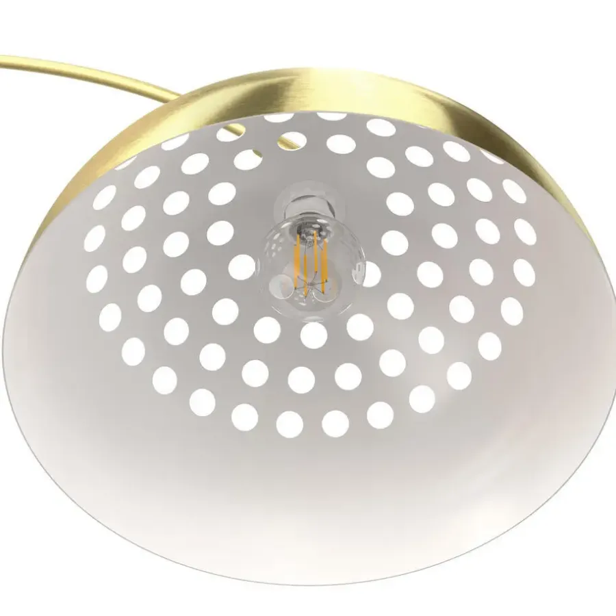Staande Lampen-tectake Booglamp Arcus, staal, retro-stijl, 60W, Goud