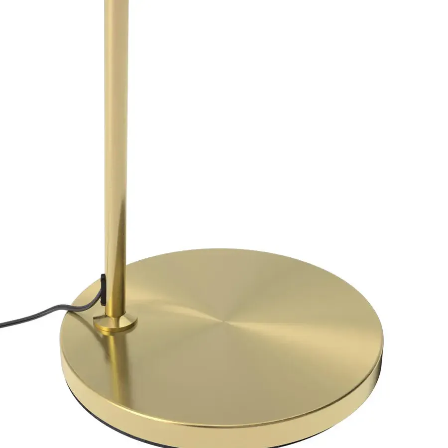 Staande Lampen-tectake Booglamp Arcus, staal, retro-stijl, 60W, Goud