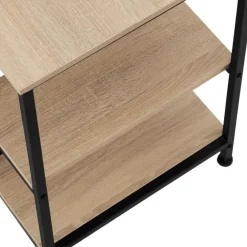 Bureaus-tectake Bureau Donegal 140x60x76,5cm, Industrieel Licht Hout, Eiken Sonoma