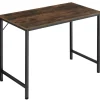 tectake Bureau Jenkins, Industrieel Hout Donker, Rustiek