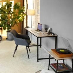 Bureaus-tectake Bureau Jenkins, Industrieel Licht Hout, Eiken Sonoma