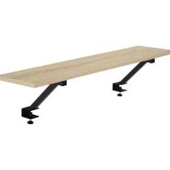Bureaus-tectake Bureau Melrose 140x130x76,5cm, Industrieel Licht Hout, Eiken Sonoma