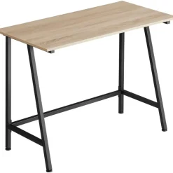 Bureaus-tectake Bureau Newton 100x50x77cm, Industrieel Licht Hout, Eiken Sonoma