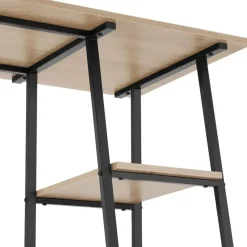 Bureaus-tectake Bureau Paisley 120x50x73,5cm, Industrieel Licht Hout, Eiken Sonoma
