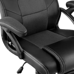 Gamestoelen-tectake Bureaustoel Mike, Zwart