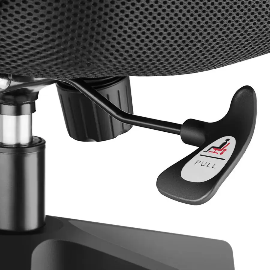 Bureaustoelen|Bureaustoelen-tectake Bureaustoel Phoibe ergonomisch met verstelbare hoofdsteun, Zwart