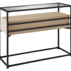 tectake Consoletafel Reading 101,5x41,5x80,5cm