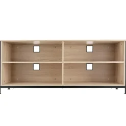 tectake Dressoir Navan 147x41x60,5cm, Industrieel Licht Hout, Eiken Sonoma
