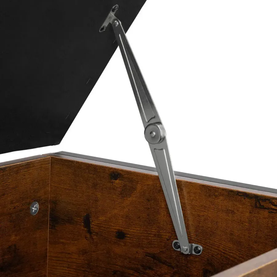 Hockers En Voetenbanken-tectake Gestoffeerde zitkist Calico 81,5x41,5x50,5cm
