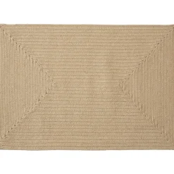 tectake ® Gevlochten vloerkleed Vibe van jute, boho-stijl 60 x 90 cm