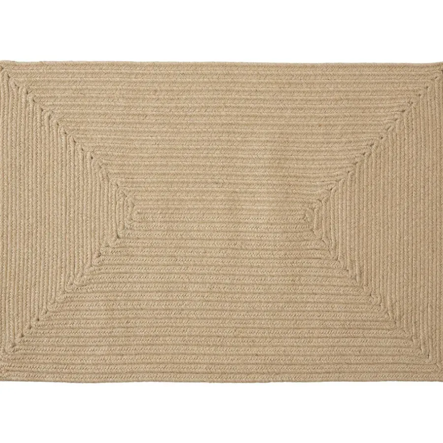 tectake ® Gevlochten vloerkleed Vibe van jute, boho-stijl 60 x 90 cm