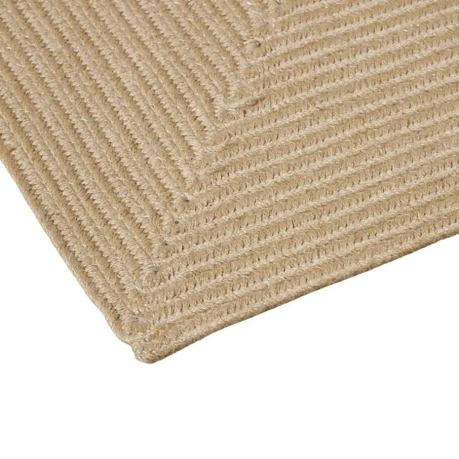 tectake ® Gevlochten vloerkleed Vibe van jute, boho-stijl 60 x 90 cm