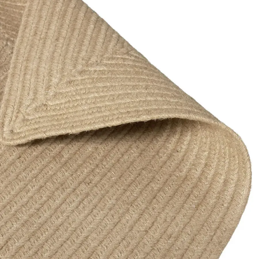 tectake ® Gevlochten vloerkleed Vibe van jute, boho-stijl 60 x 90 cm
