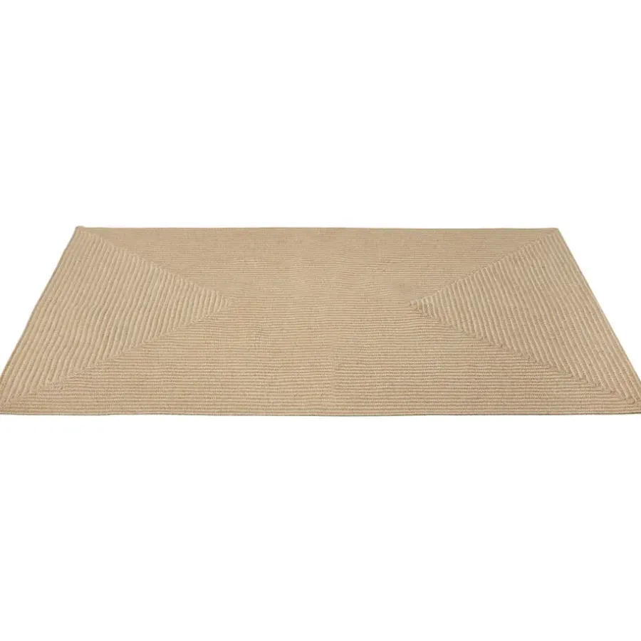 tectake ® Gevlochten vloerkleed Vibe van jute, boho-stijl 120 x 170 cm